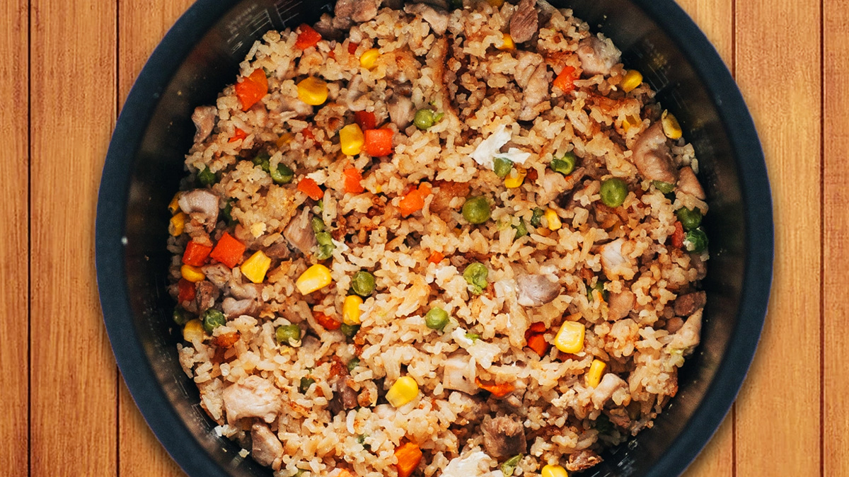 One Pot Rice Cooker Fried Rice