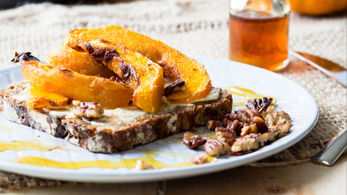 Roasted Pumpkin on Toast