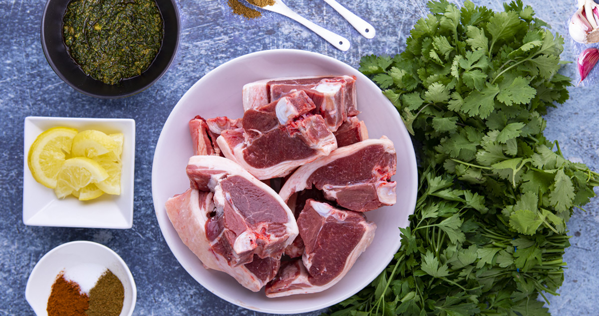 Grilled Chermoula Lamb Chops