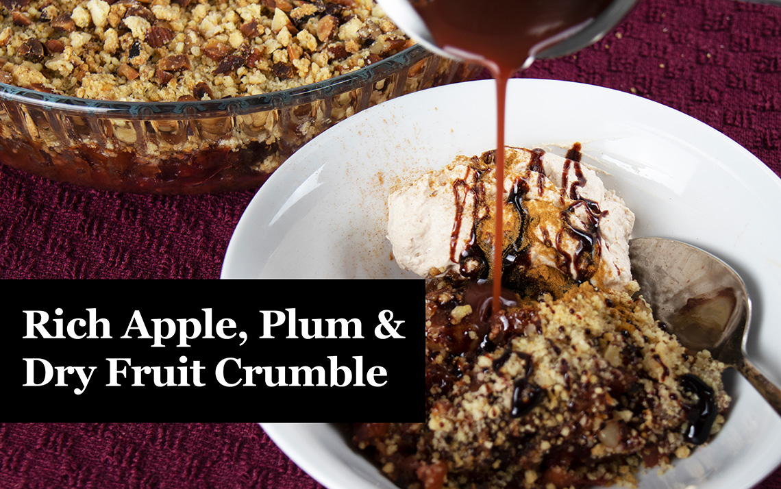 SQ Professional - Rich Apple, Plum & Dry Fruit Crumble 