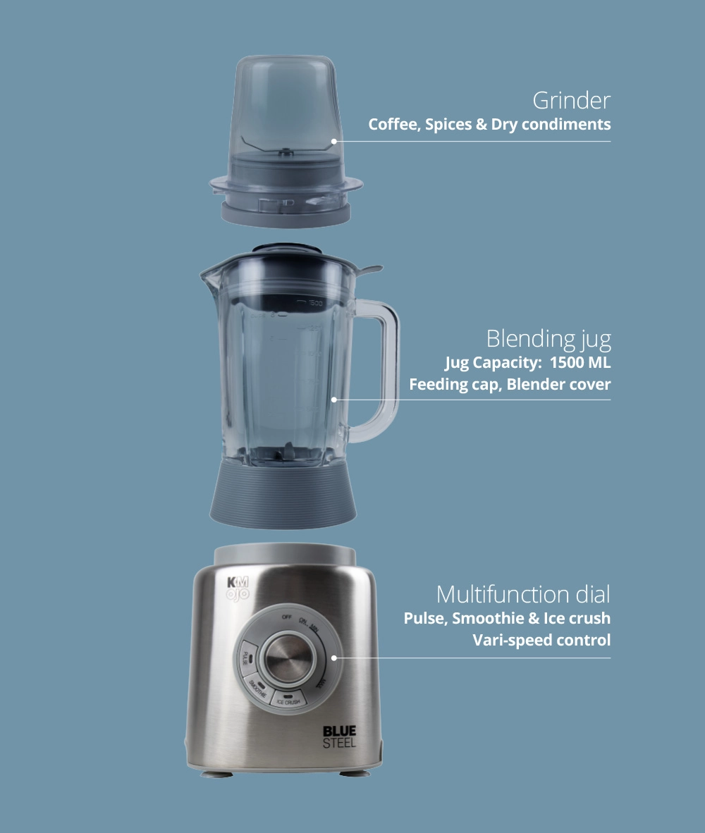 K-Mojo BlueSteel Blender & Grinder Slider-2