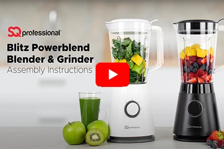 SQ Professional Blitz Powerblend Blender & Grinder | Assembly Instructions