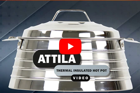 Attila Stainless Steel Hot Pot Video