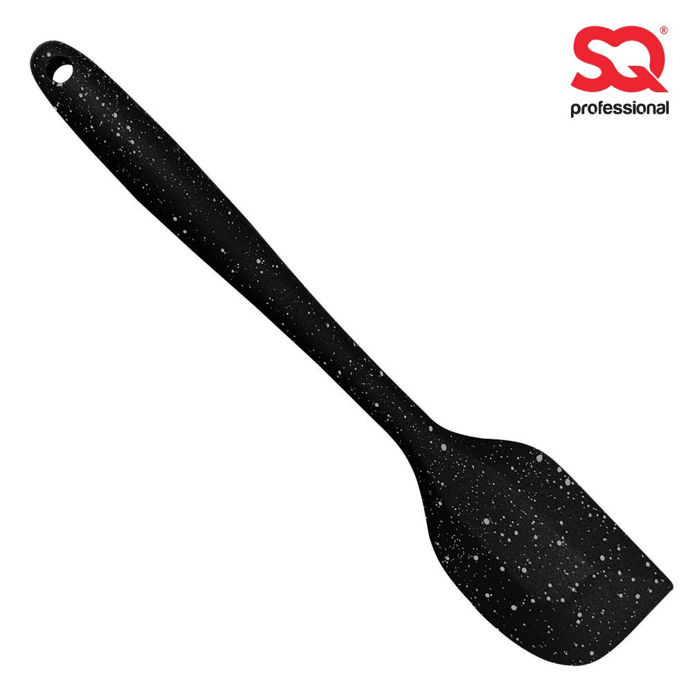 SQ Professional - Speckled Silicone Scraper Black 5.3x27.5cm