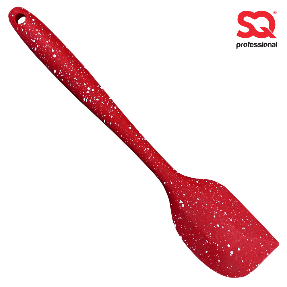 SQ Professional - Speckled Silicone Scraper Red 5.3x27.5cm