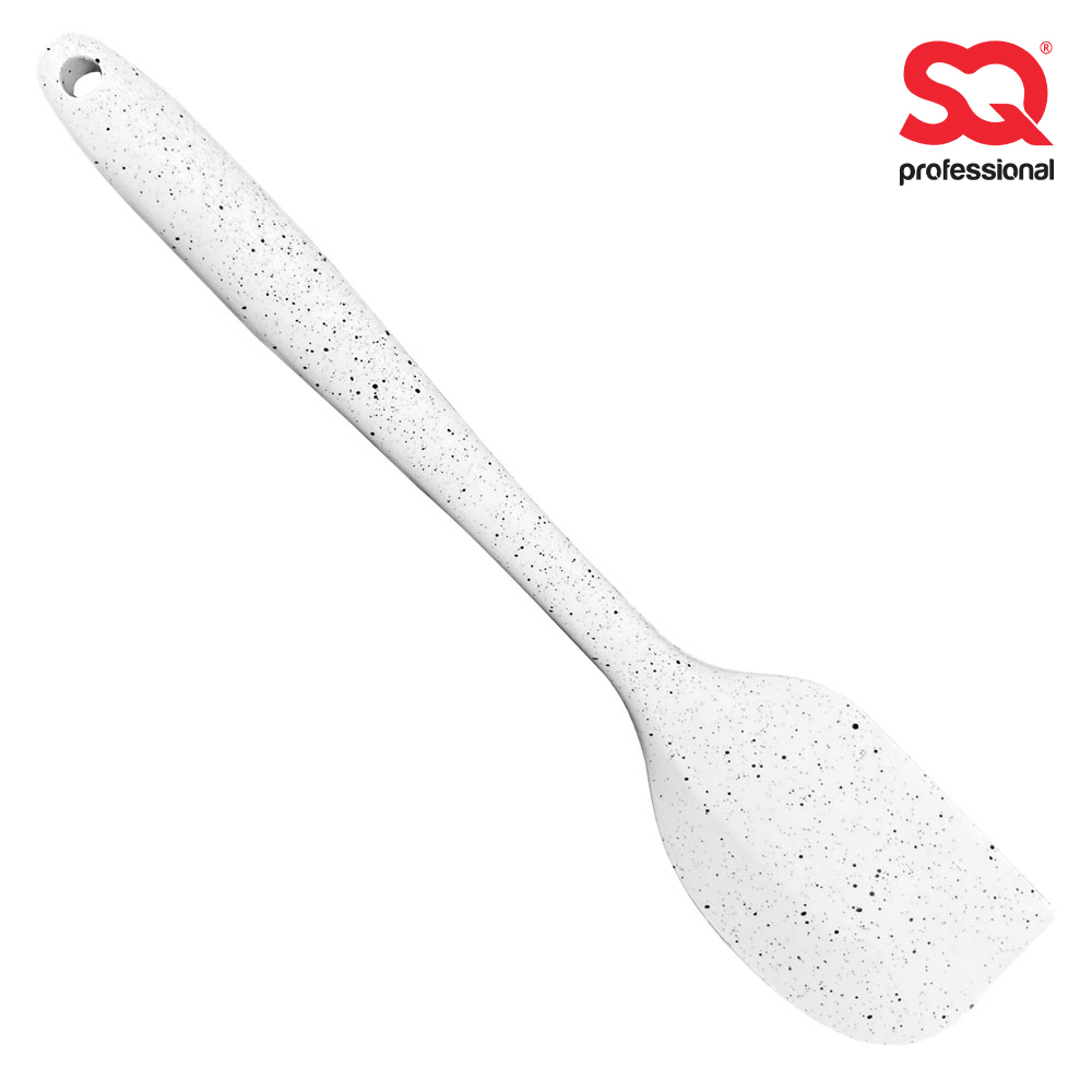 SQ Professional - Speckled Silicone Scraper White 5.3x27.5cm