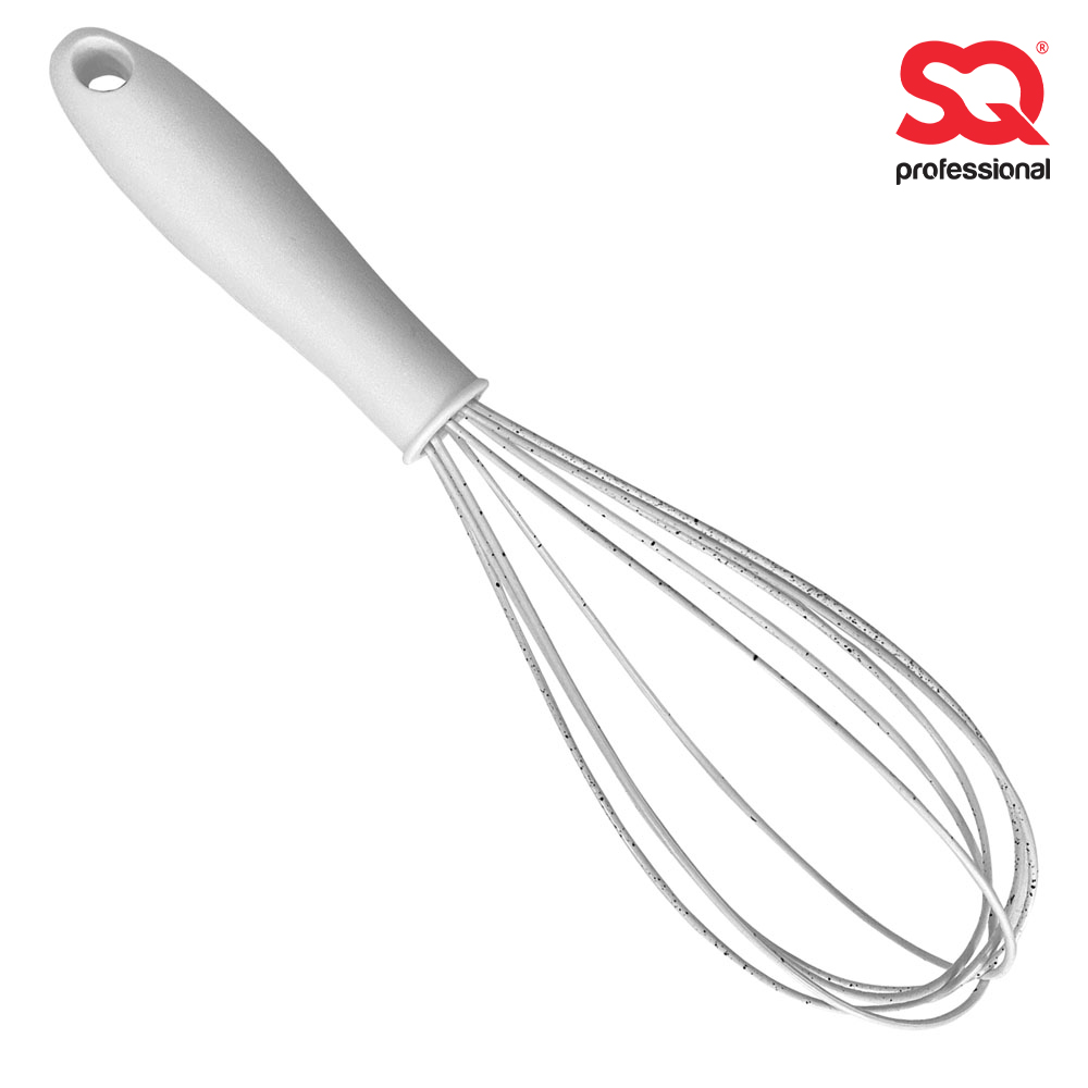 SQ Professional - Speckled Silicone Whisk White 7x31cm