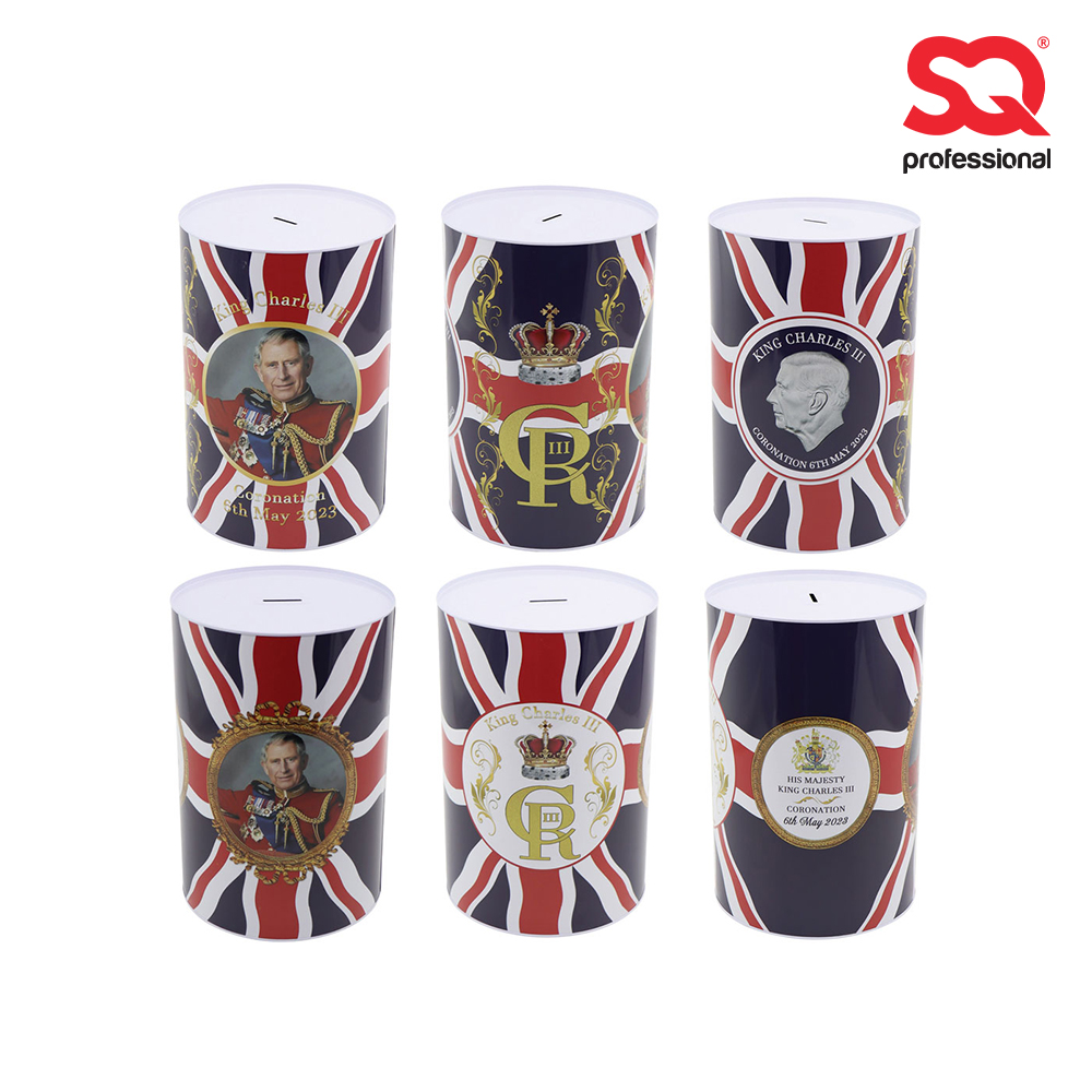 SQ Professional - Coin Box King Charles III 20x30cm