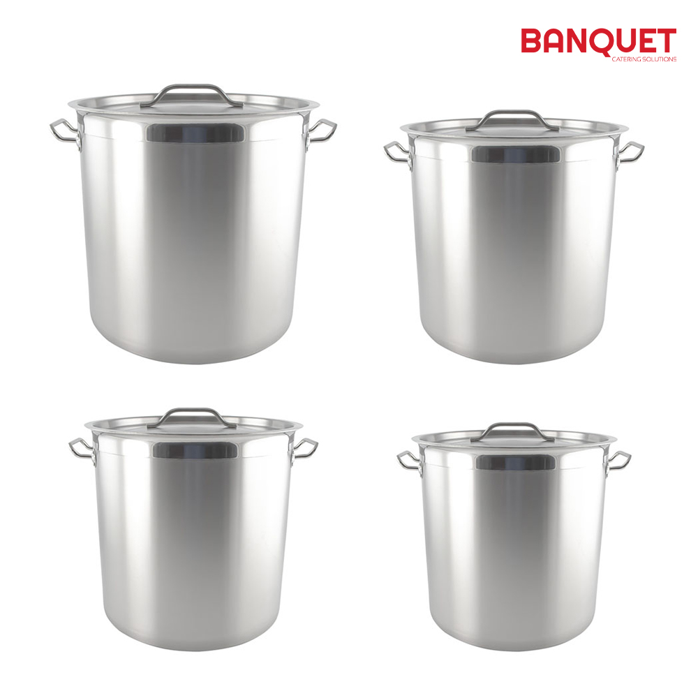 SQ Professional - Banquet Catering Soup Pot Set 4pc