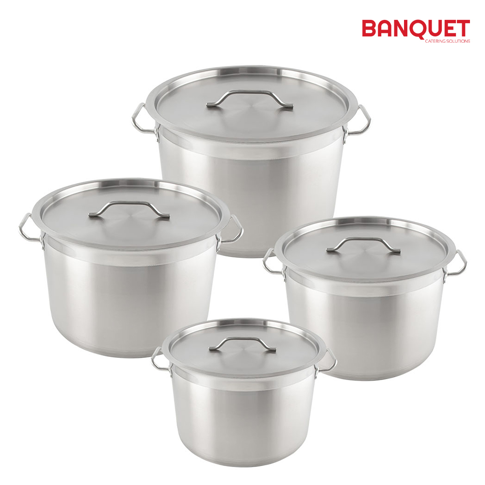 SQ Professional - Banquet Catering Stockpot Set 4pc 