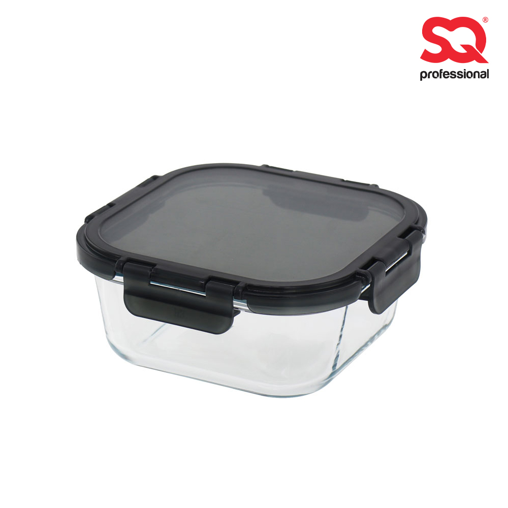 SQ Professional - Glass Food Storage Container Crisper Square 310ml