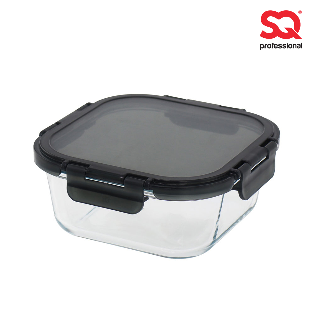 SQ Professional - Glass Food Storage Container Crisper Square 500ml