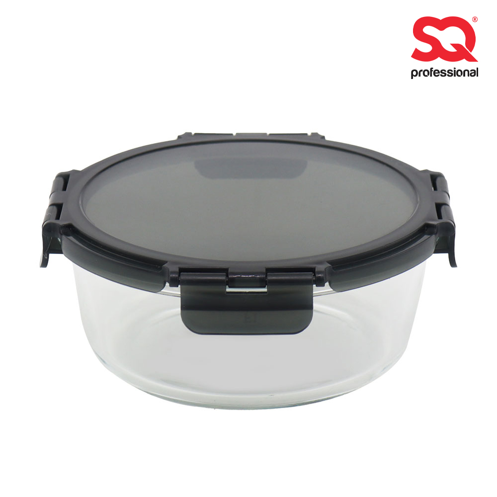 SQ Professional - Glass Food Storage Container Crisper Round 635ml