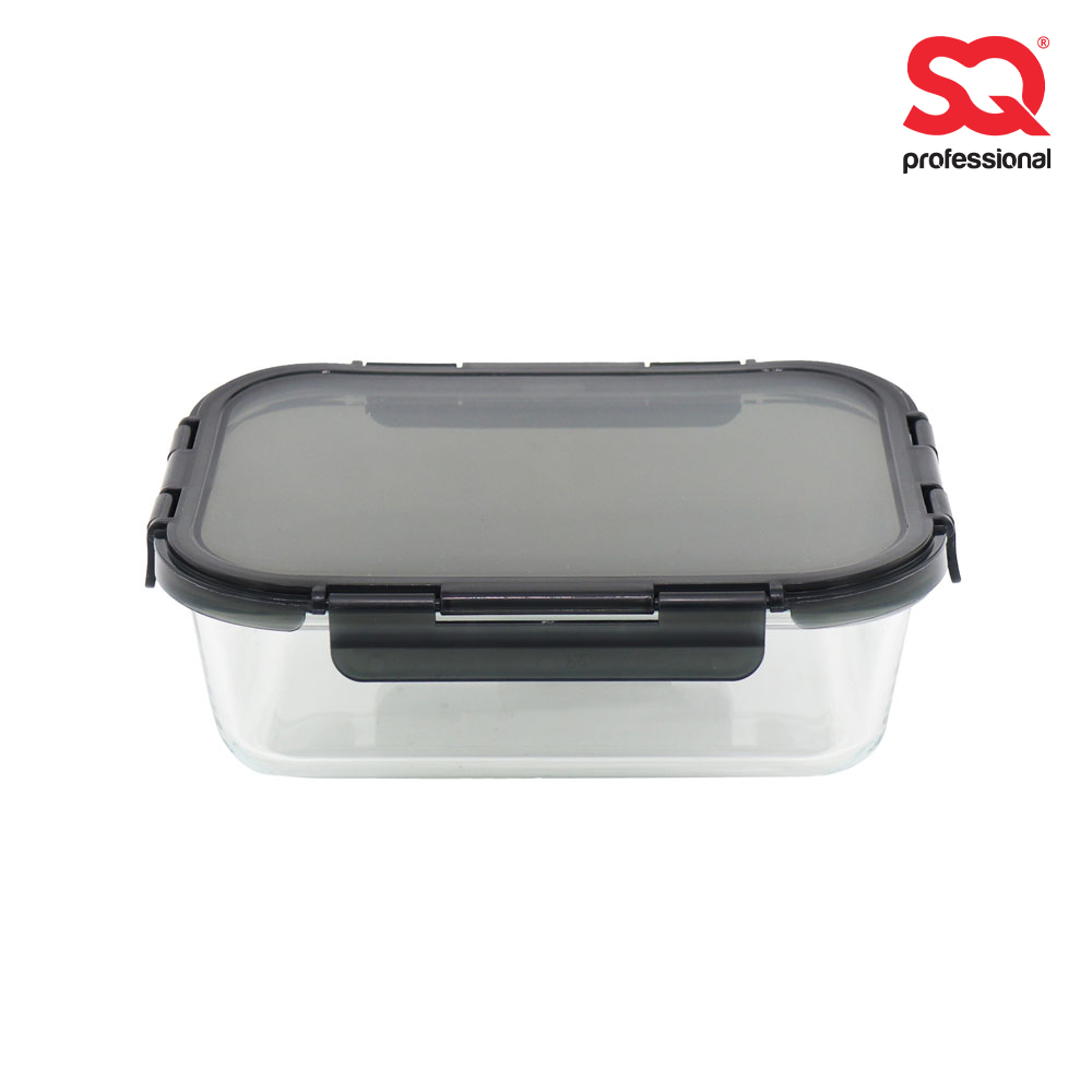 SQ Professional - Glass Food Storage Container Crisper Oblong 400ml