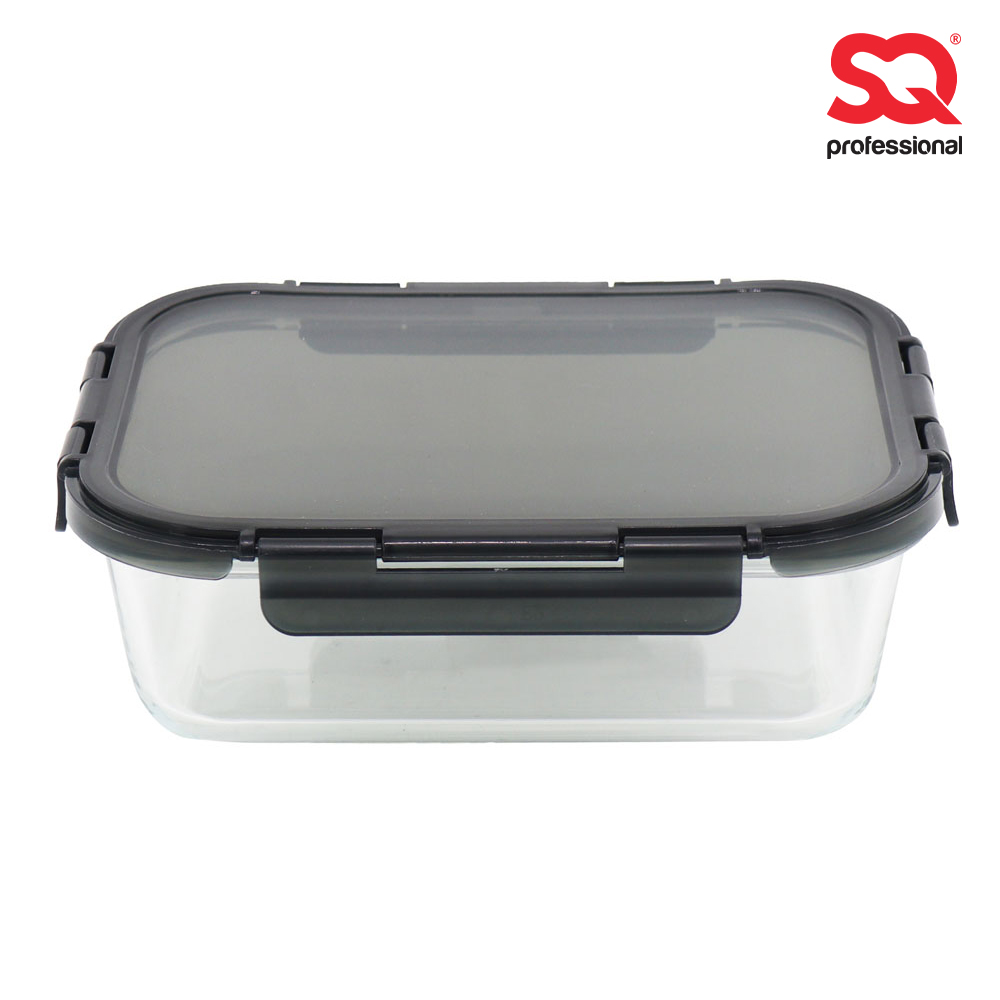 SQ Professional - Glass Food Storage Container Crisper Oblong 1000ml