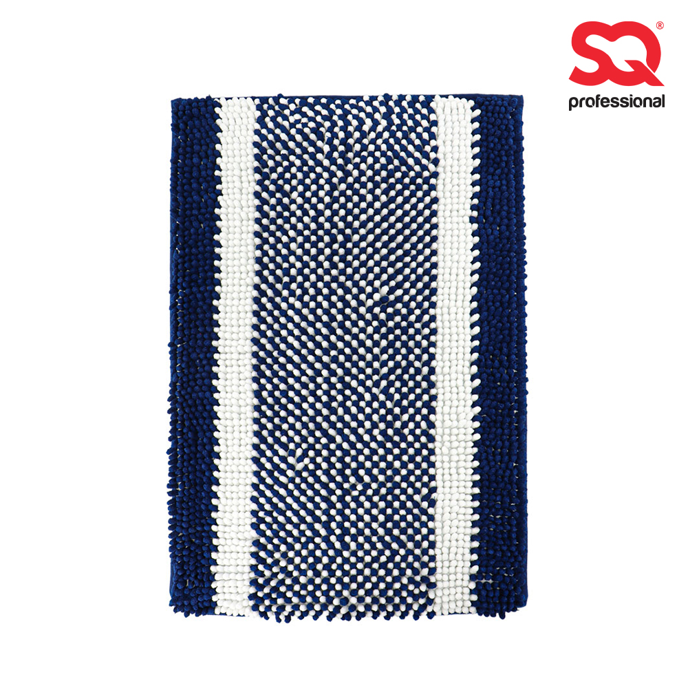 SQ Professional - Bobble Bathroom Mat Blue-White 40x60cm