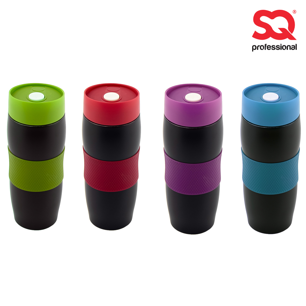 SQ Professional - Stainless Steel Travel Mug HV056Q2 Colours 380ml