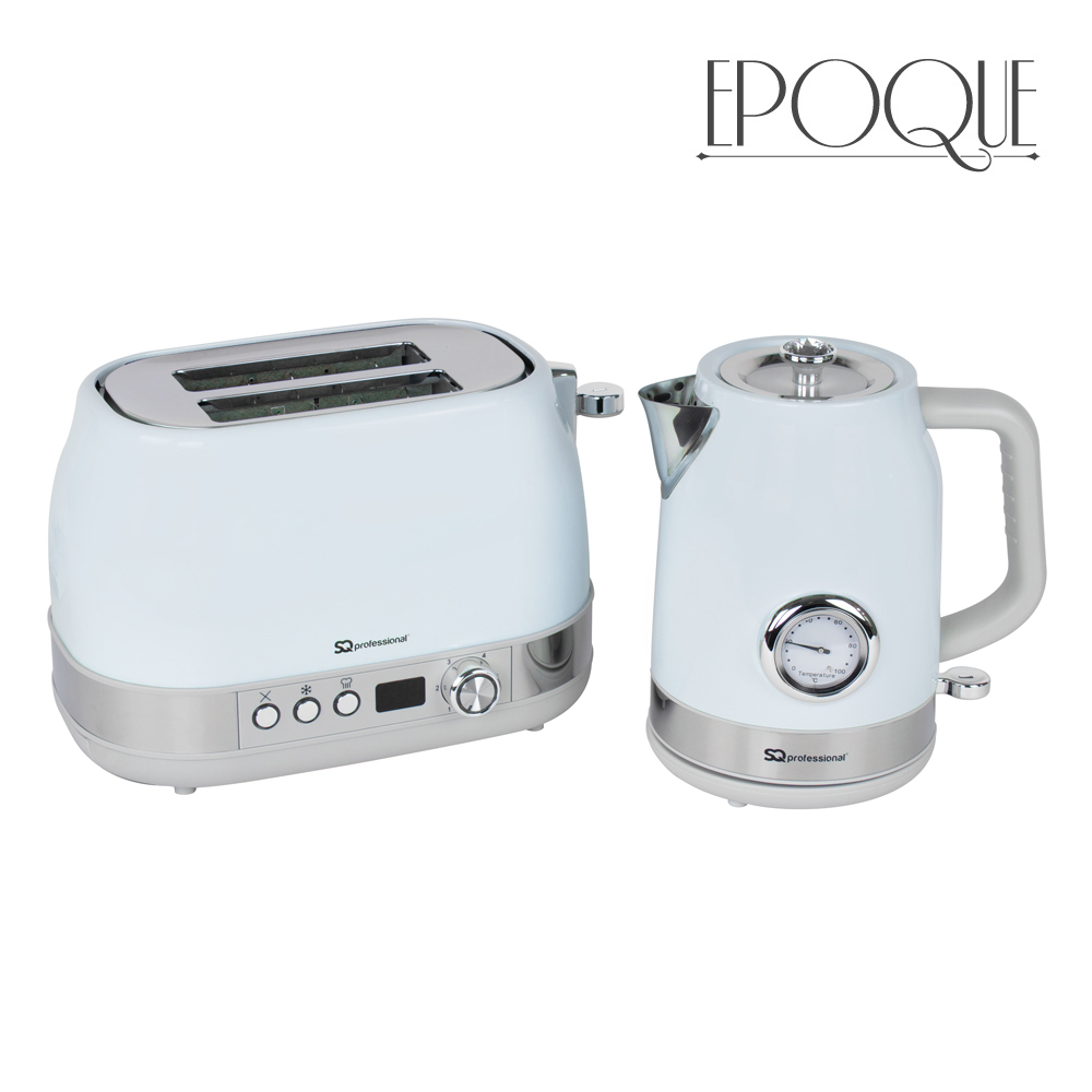 SQ Professional - Epoque Breakfast Set 2pc Kettle-Toaster Azure