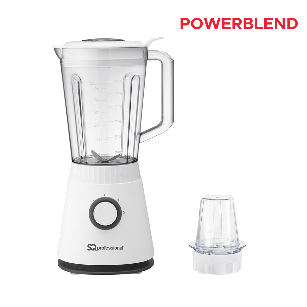 SQ Professional - Blitz Powerblend Blender & Grinder 2 in 1 White