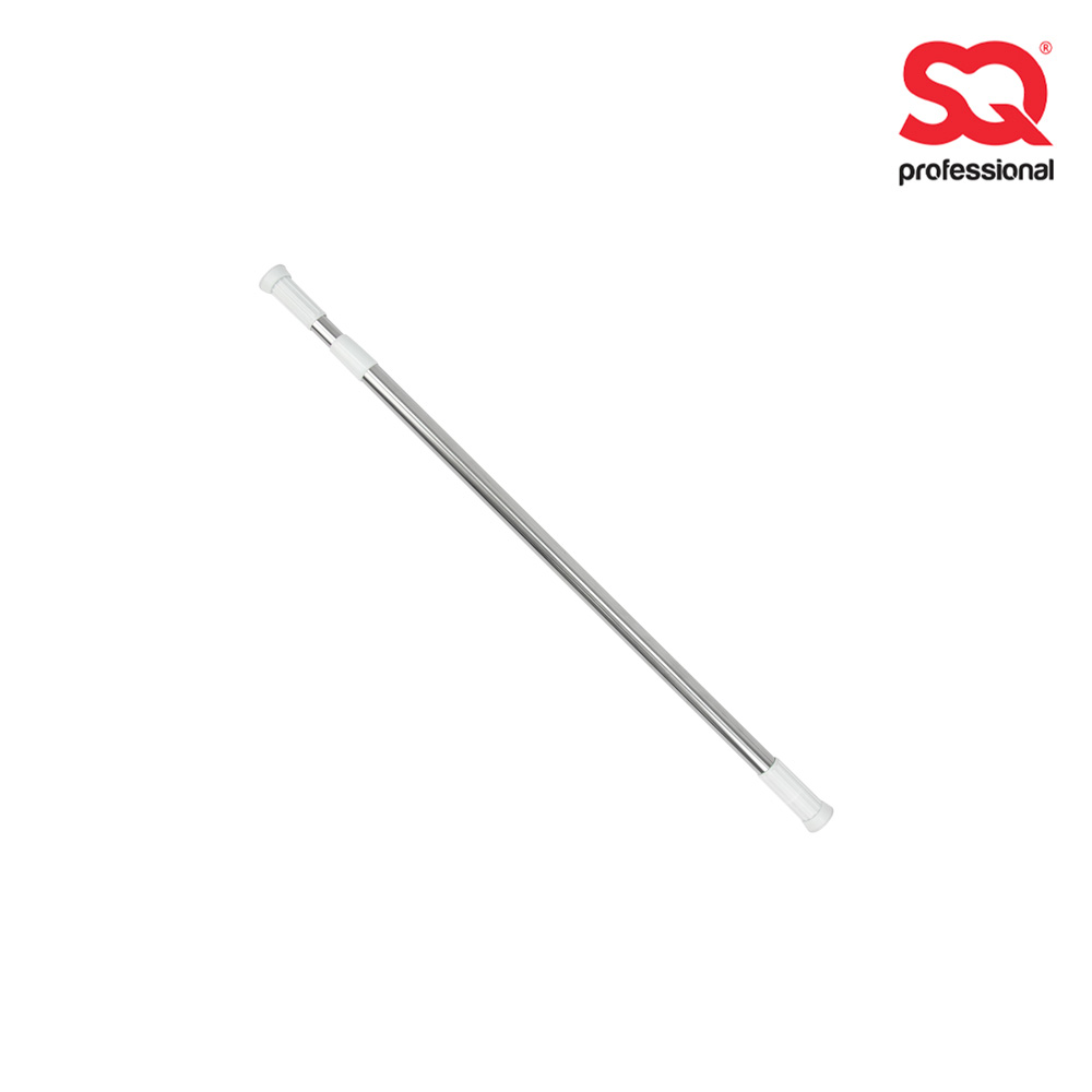 SQ Professional - Extendable Shower Curtain Rail Steel 22mm 70-120cm