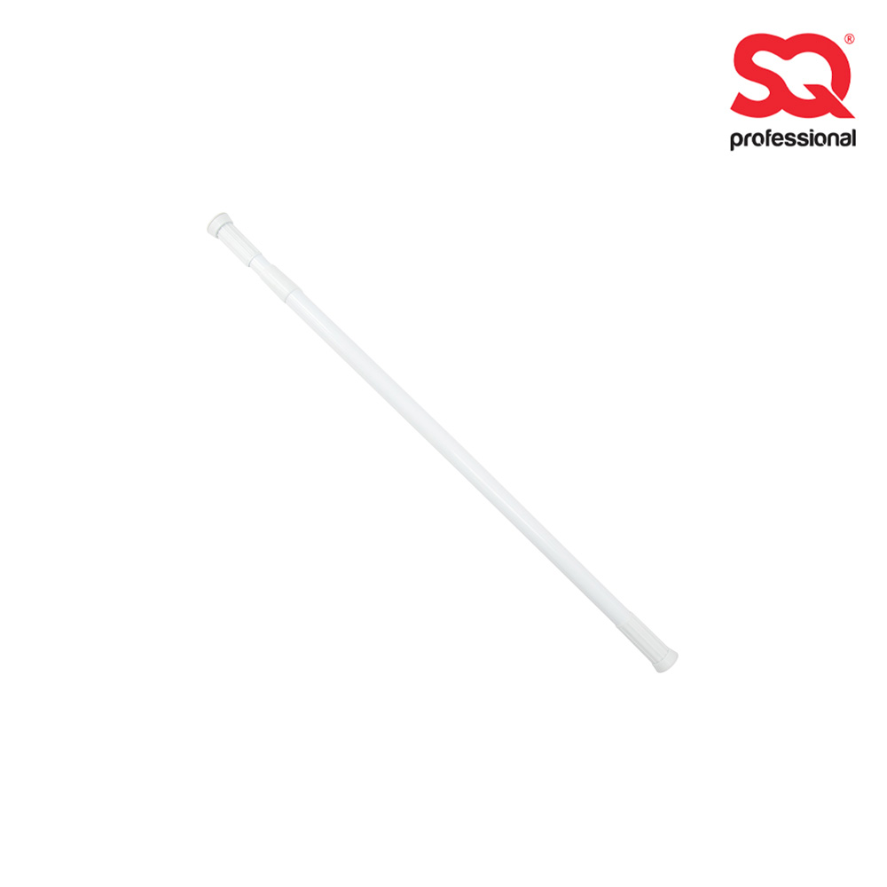 SQ Professional - Extendable Shower Curtain Rail White 22mm 70-120cm