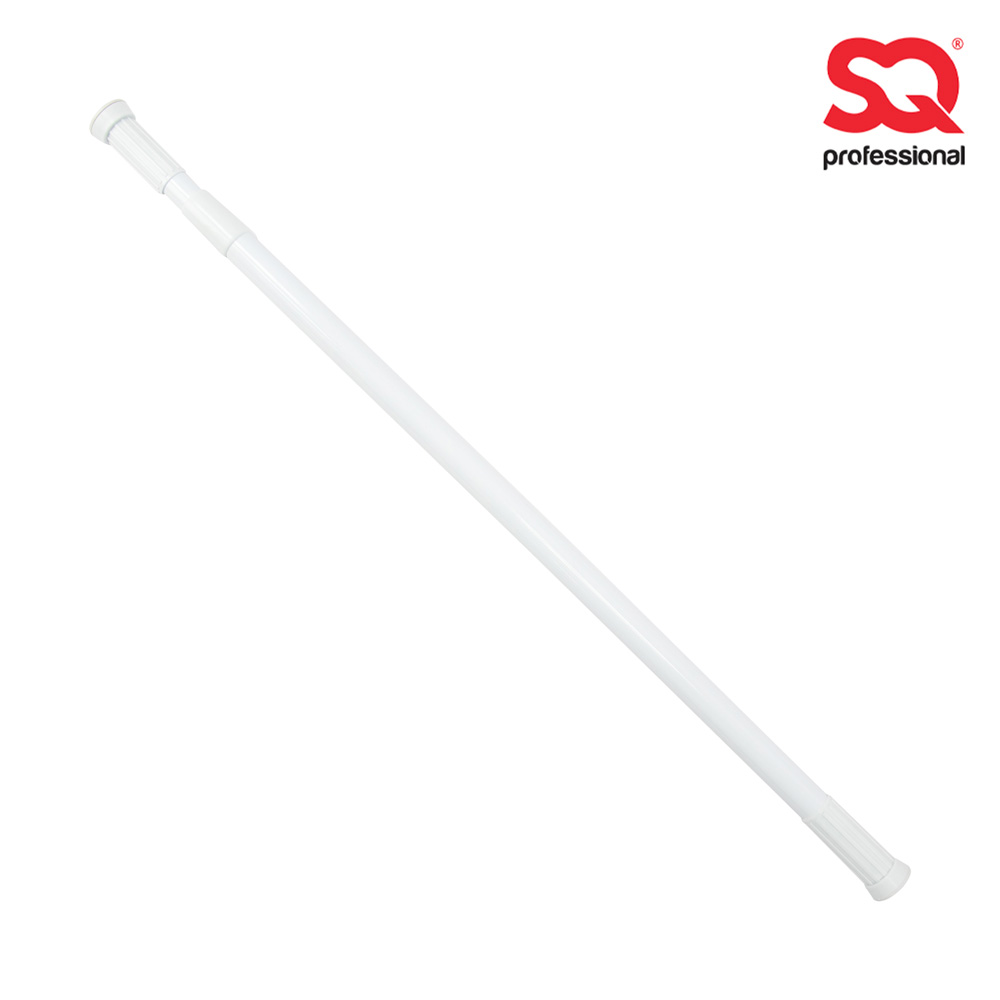 SQ Professional - Extendable Shower Curtain Rail White 22mm 110-210cm