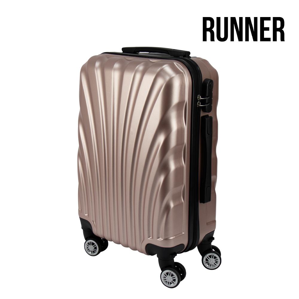 SQ Professional - Runner Luggage Cabin Suitcase Pink 51cm