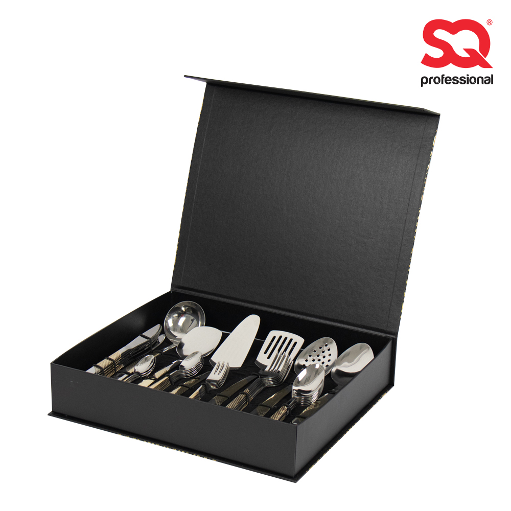 SQ Professional - Stainless Steel Cutlery Set 42pc Luxe