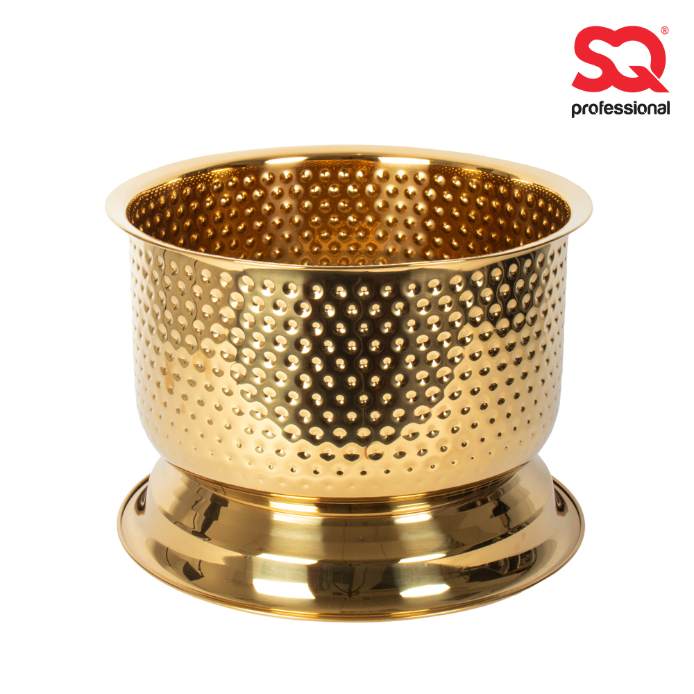 SQ Professional - Ornate Yaawa Ice Bucket Gold