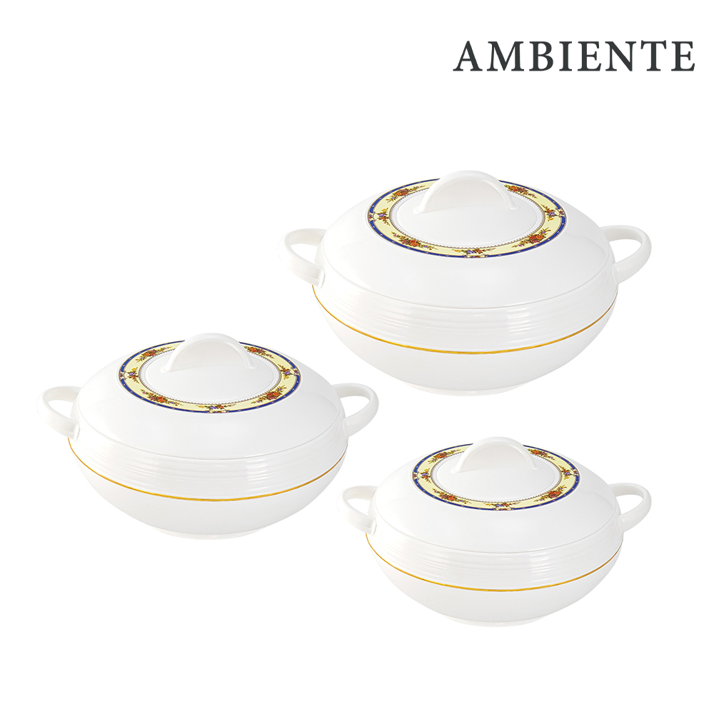 SQ Professional - Ambiente Insulated Hot Pot Royal Set 3pc White