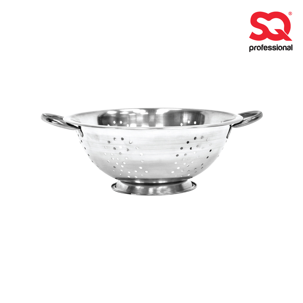 SQ Professional - Stainless Steel Colander Mirror Finish 28x12cm  