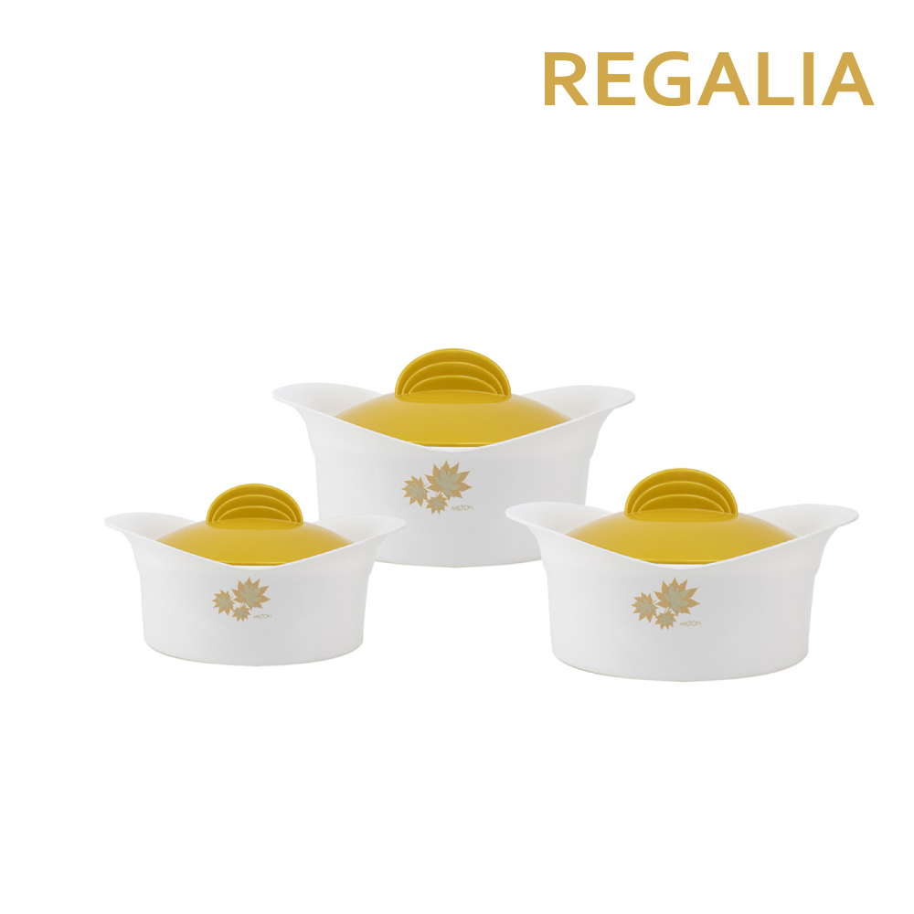 SQ Professional - Regalia Insulated Casserole Set 3pc White 1000-1500-2500