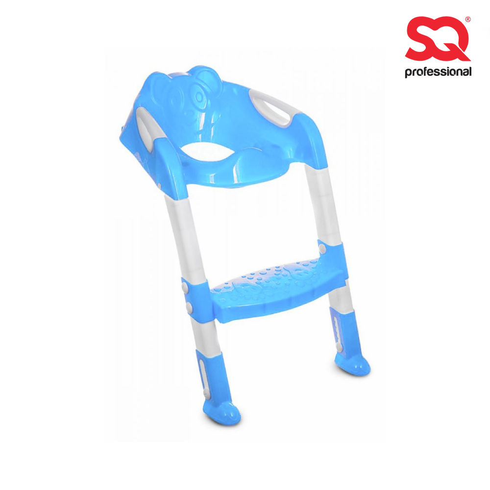 SQ Professional - Children Toilet Ladder Teddie Baby Blue