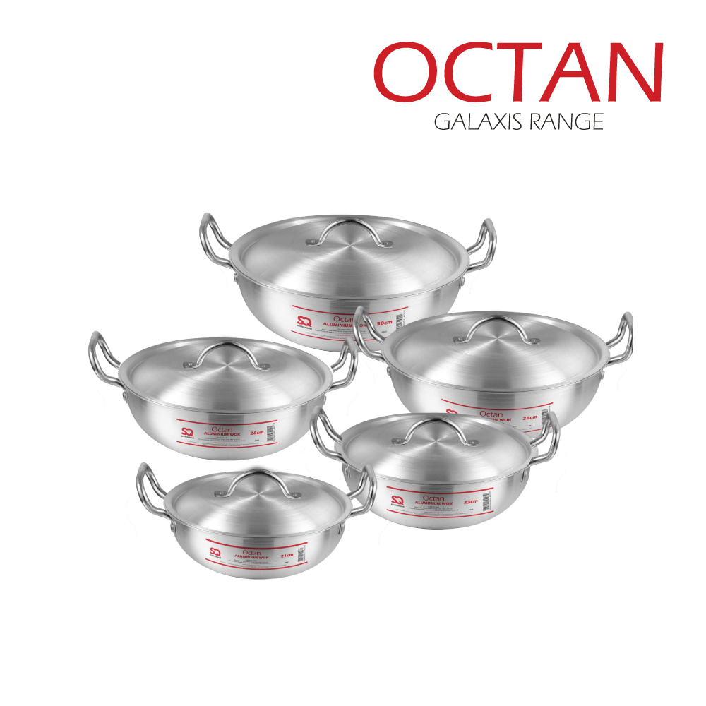 SQ Professional - Galaxis Aluminium Wok Set 5pc Octan