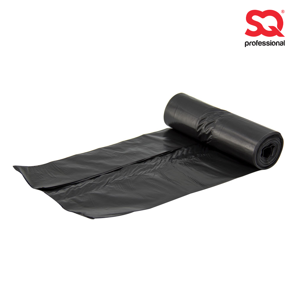 SQ Professional - 6580 Heavy Duty Black Refuse Sacks 20pc 70L 71x82cm