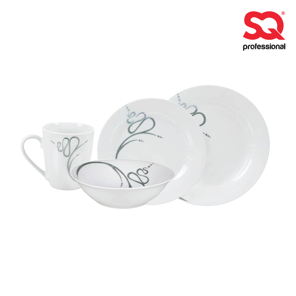 SQ Professional - Onya Dinner Set 16pc Tendril Silver