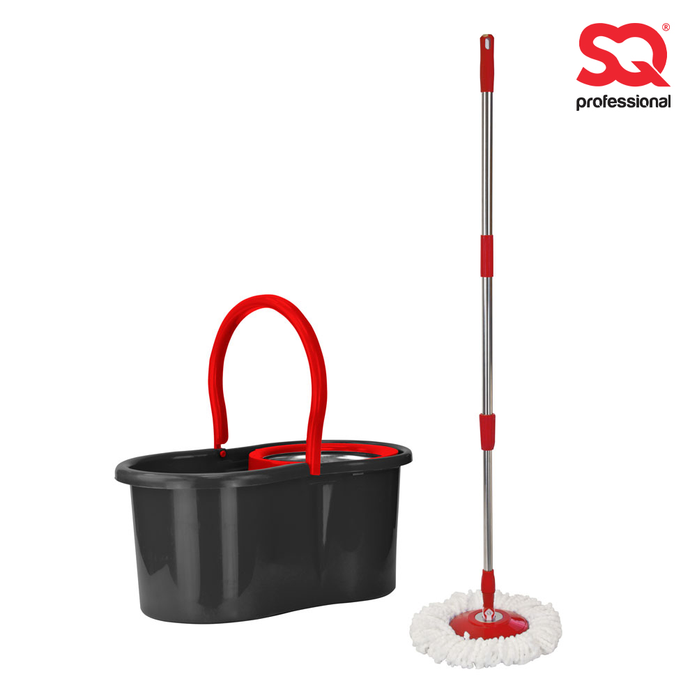 SQ Professional - Easy Mop Bucket Black-Red