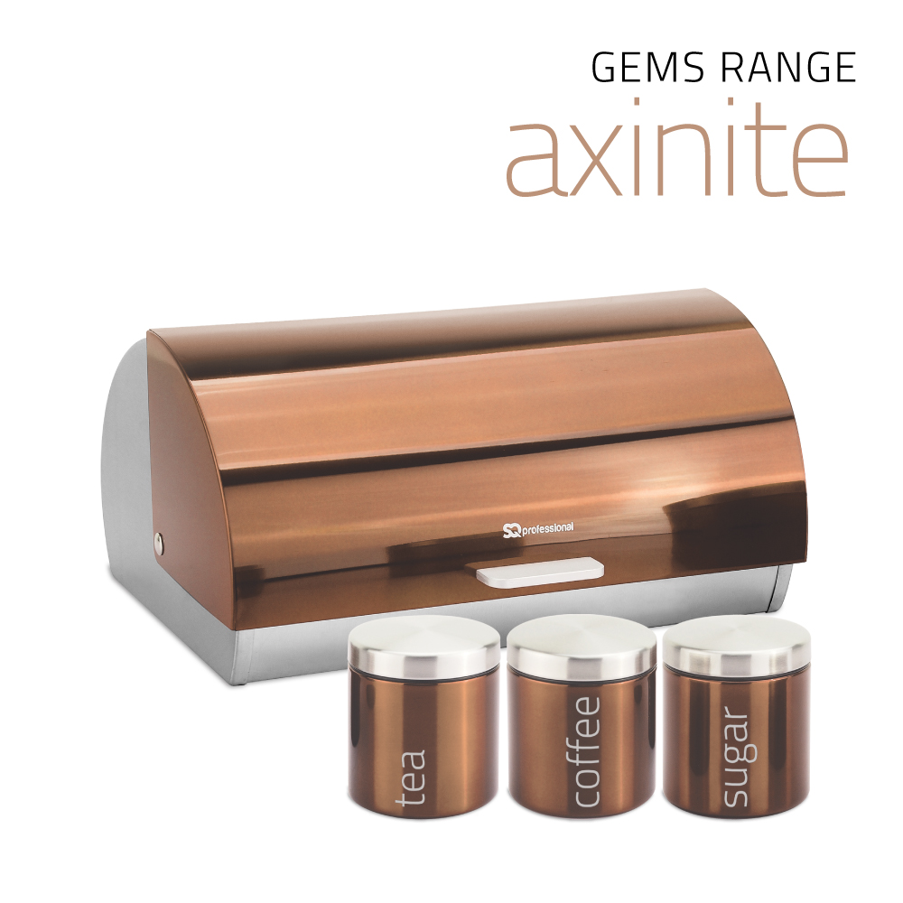 SQ Professional - Gems Bread Bin with Canisters Axinite