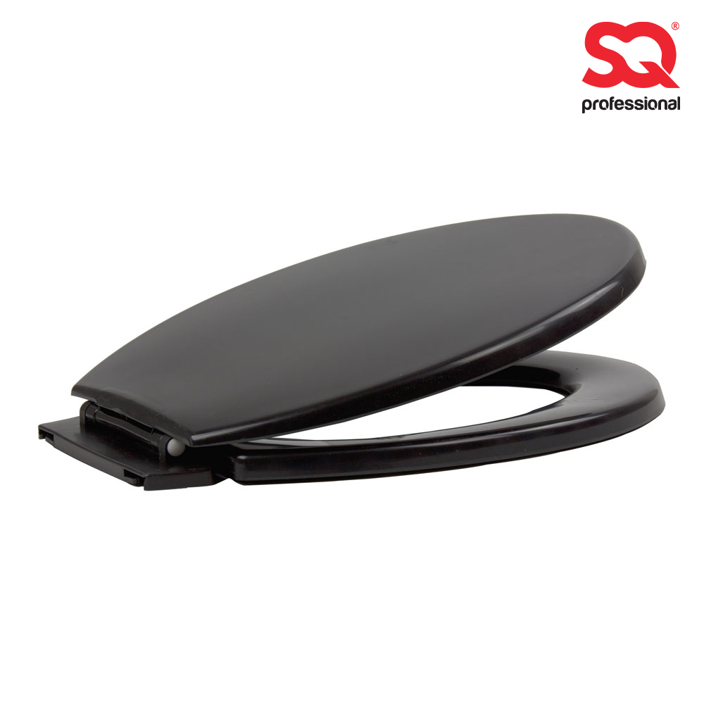 SQ Professional - Plastic Toilet Seat Black