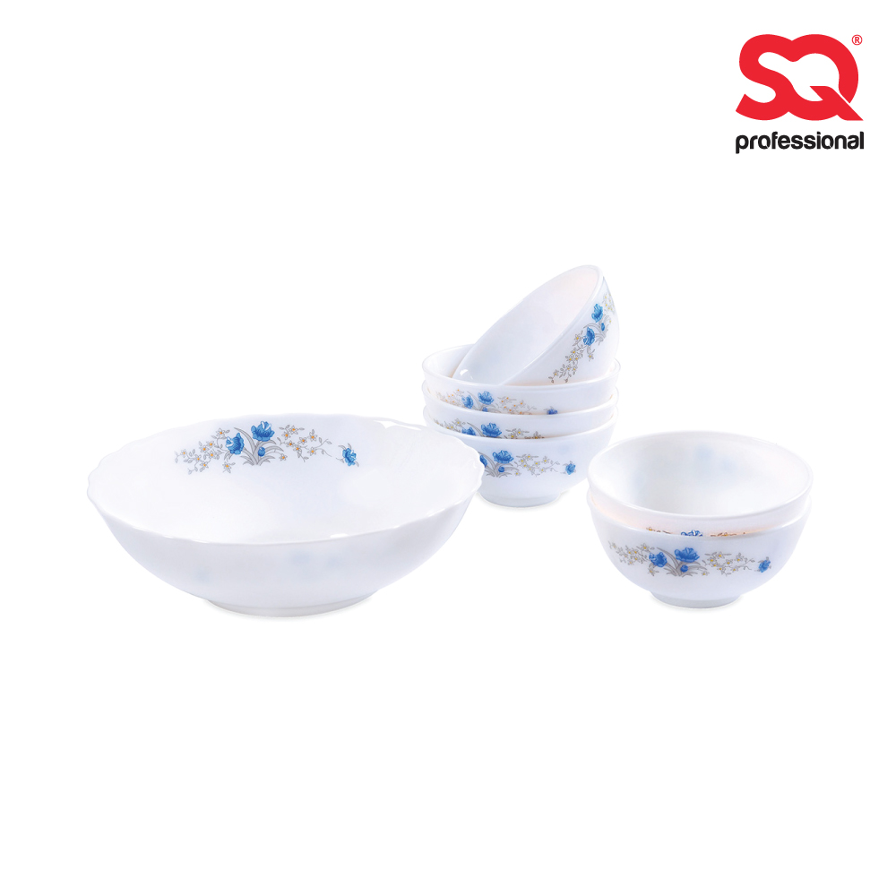 SQ Professional - Aria Opal Glass Soup Bowl Set 7pc A