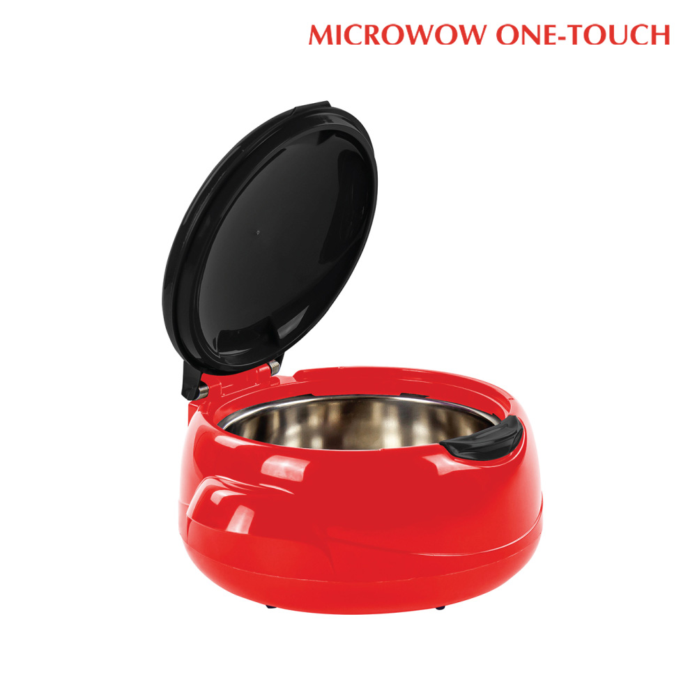 SQ Professional - Microwow One-Touch Insulated Casserole Red & Black 1L