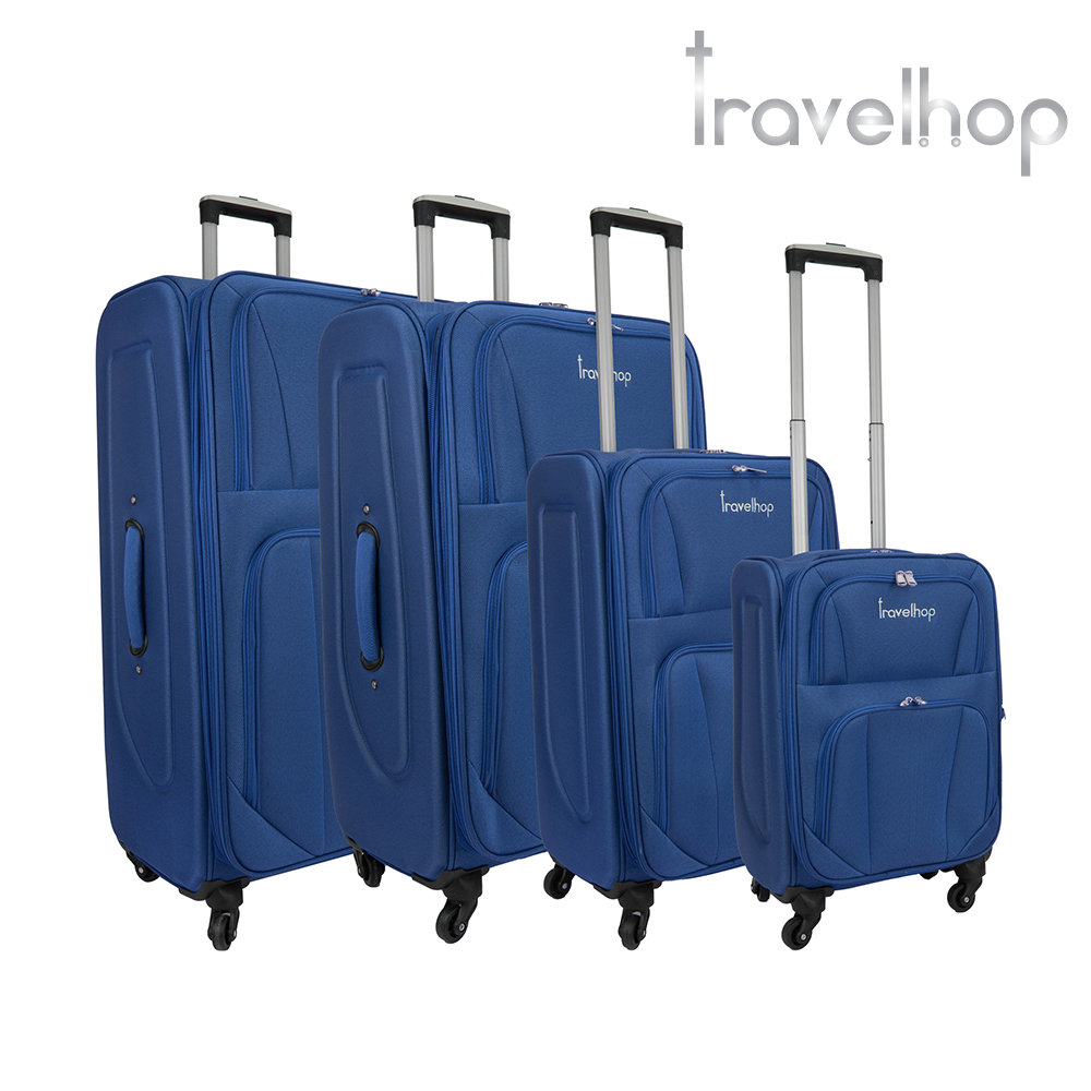 SQ Professional - Travelhop Suitcase Set 4pc Ocean Blue