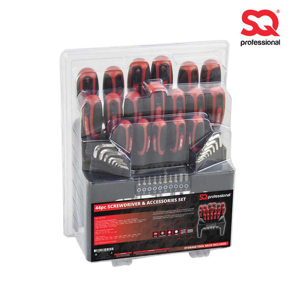 SQ Professional - Screwdriver Set 44pc DT65258