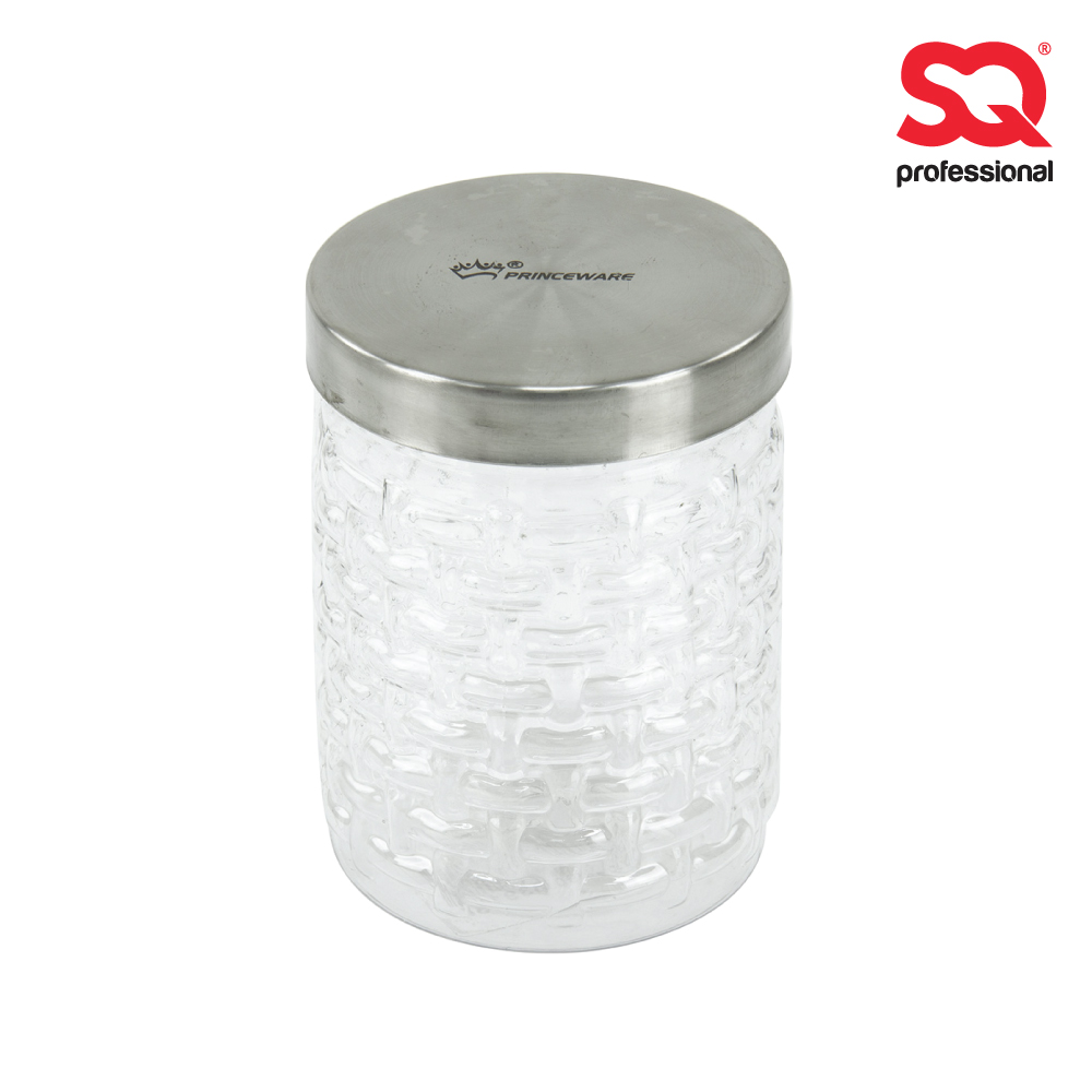 SQ Professional - PET Jar w Steel Lid Iris 1.0L