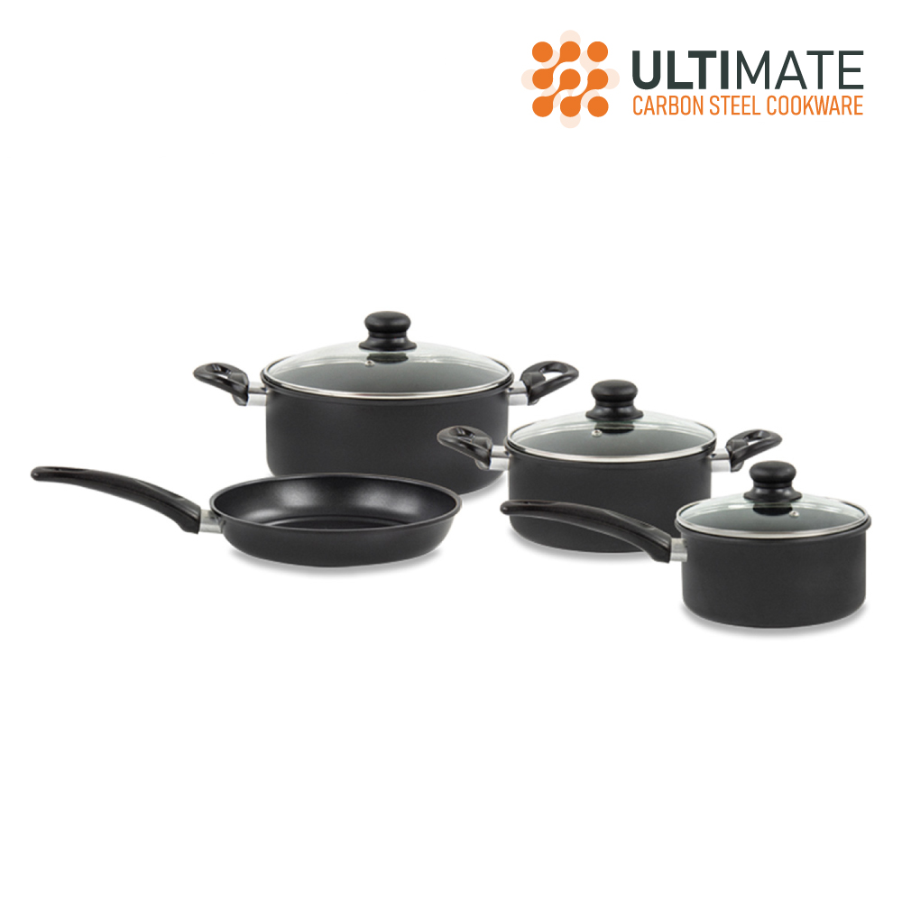 SQ Professional - Ultimate Carbon Steel Cookware Set 7pc