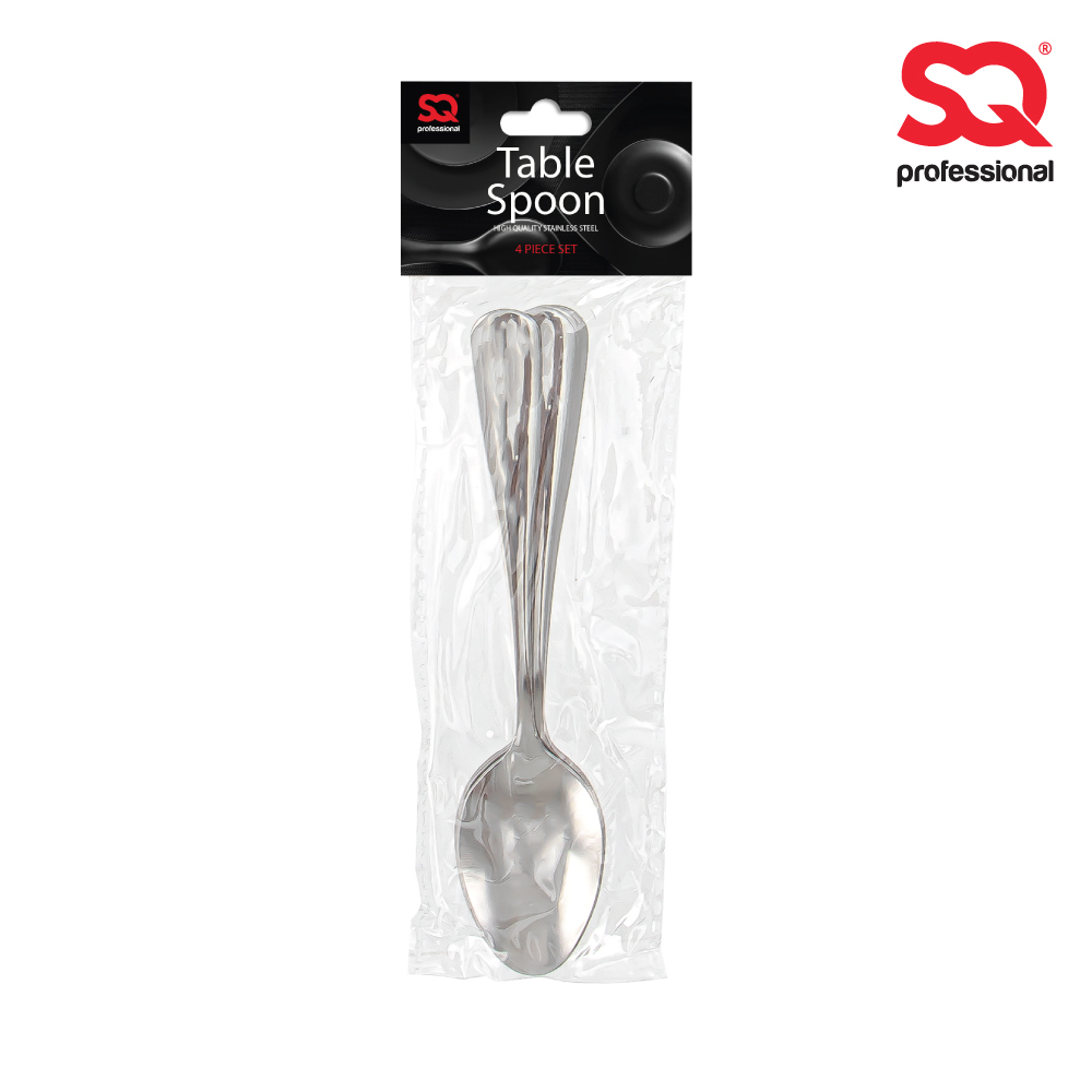 SQ Professional - Stainless Steel Cutlery Set 4pc Table Spoon