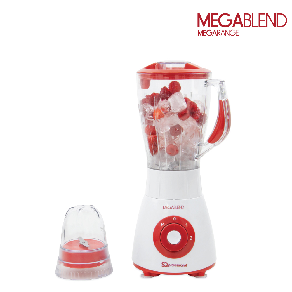 SQ Professional - Megarange Megablend Blender & Grinder Maroon Red 