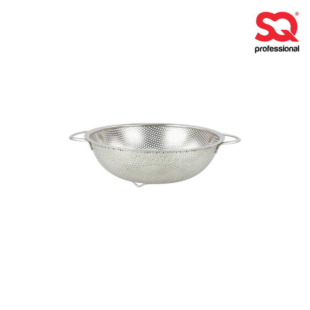 SQ Professional - Stainless Steel Micro-Perforated Colander 22.5cm