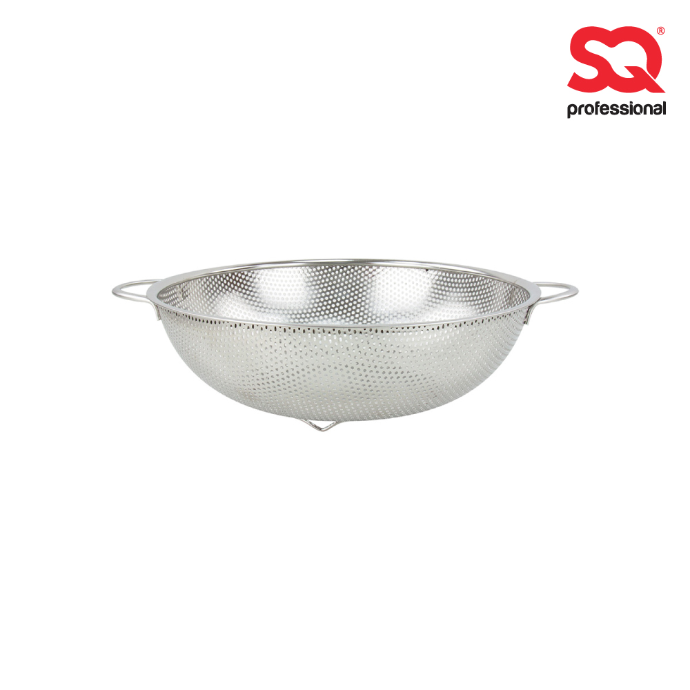 SQ Professional - Stainless Steel Micro-Perforated Colander 28.5cm