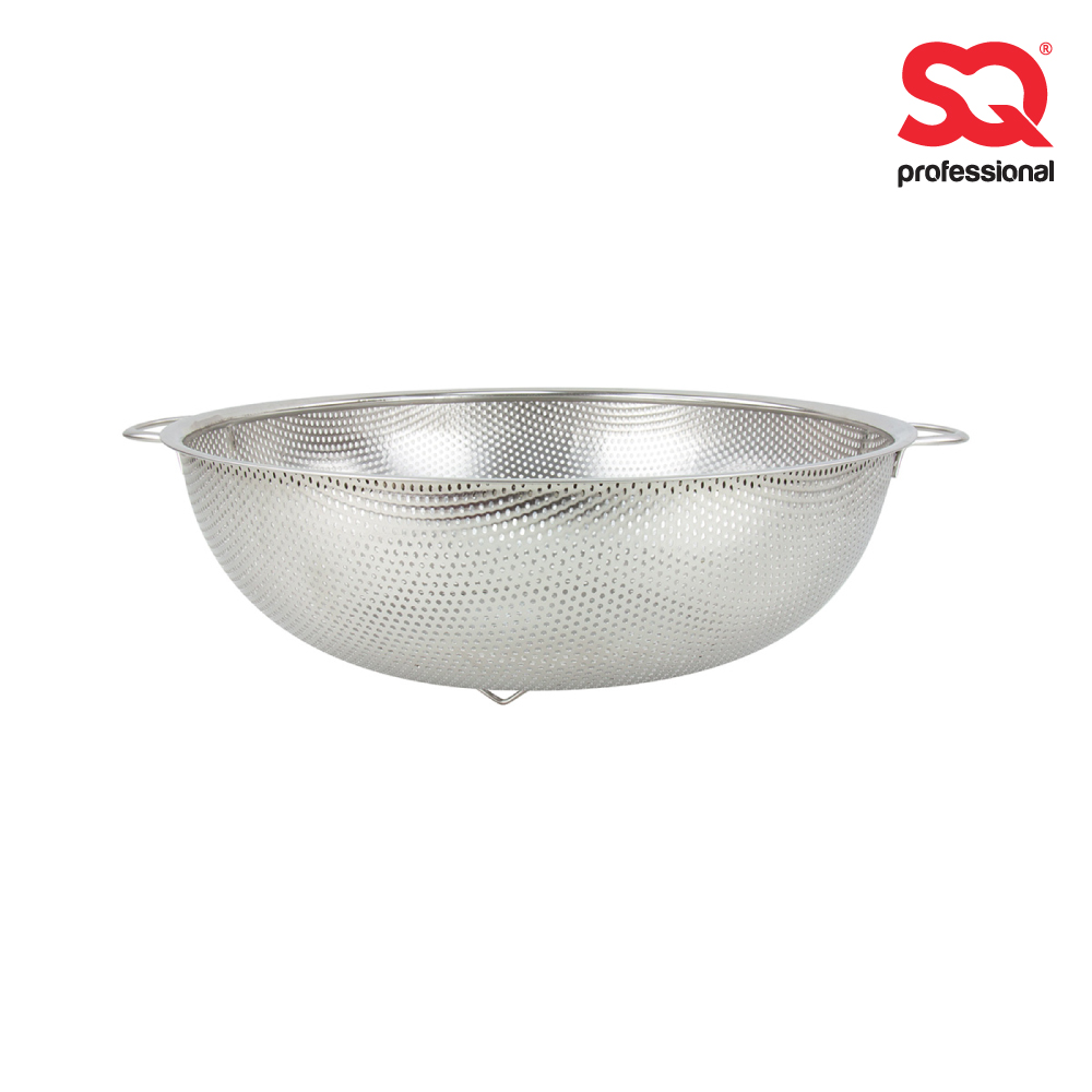 SQ Professional - Stainless Steel Micro-Perforated Colander 34.5cm